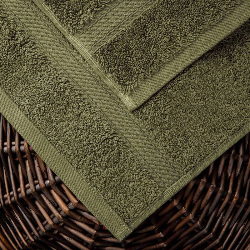 Superior Egyptian Cotton Pile Heavyweight Bath Towel Set of 2