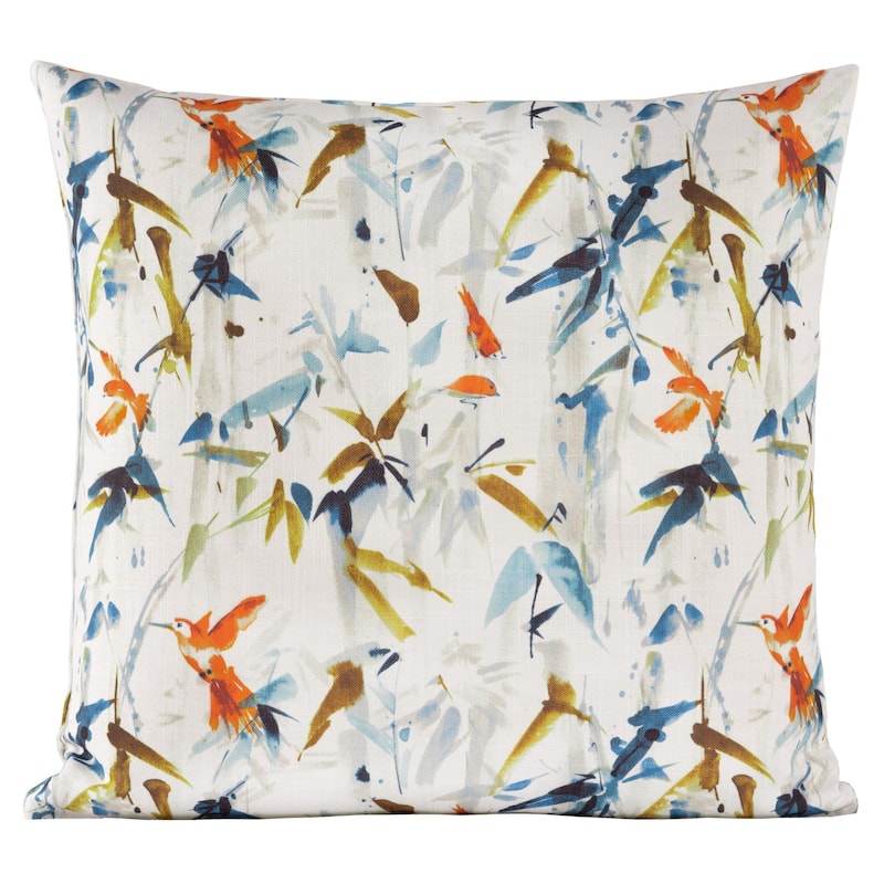 Siscovers Hummingbird Painted Print Throw Pillow