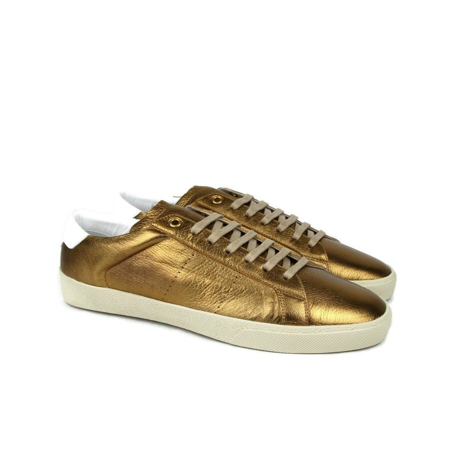 sneakers bronze metallic