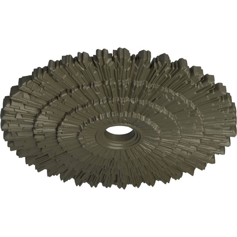 24 3/4"OD x 3 1/4"ID x 1 7/8"P Eryn Ceiling Medallion