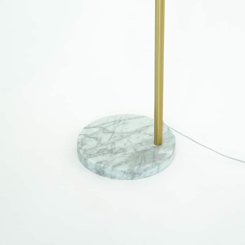 Radiant Harmony Arch Brass Floor Lamp