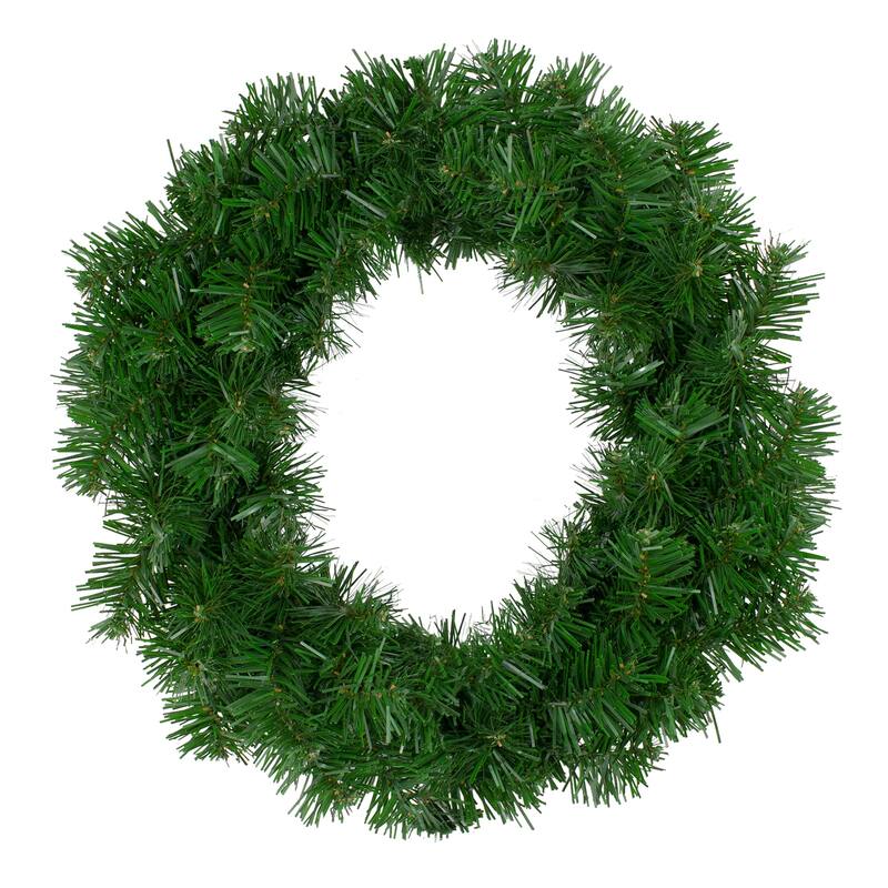 Deluxe Windsor Pine Artificial Christmas Wreath - 16-Inch Unlit - 16"
