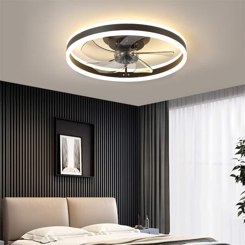 Lights Ceiling Fan with Dimmable LED
