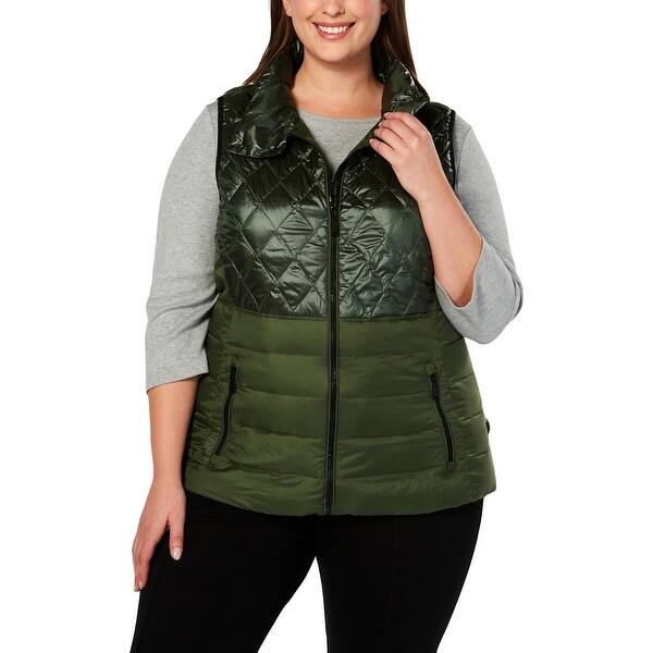 Shop Calvin Klein Women S Plus Size Quilted Down Insulated