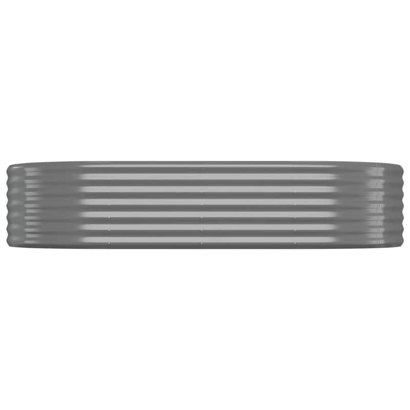vidaXL Garden Raised Bed Patio Outdoor Raised Planter Box Powder-coated Steel