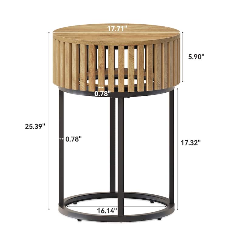 Small Round Side Table