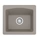 preview thumbnail 1 of 38, Karran Drop-in or Undermount Quartz Single Bowl Kitchen Sink Concrete
