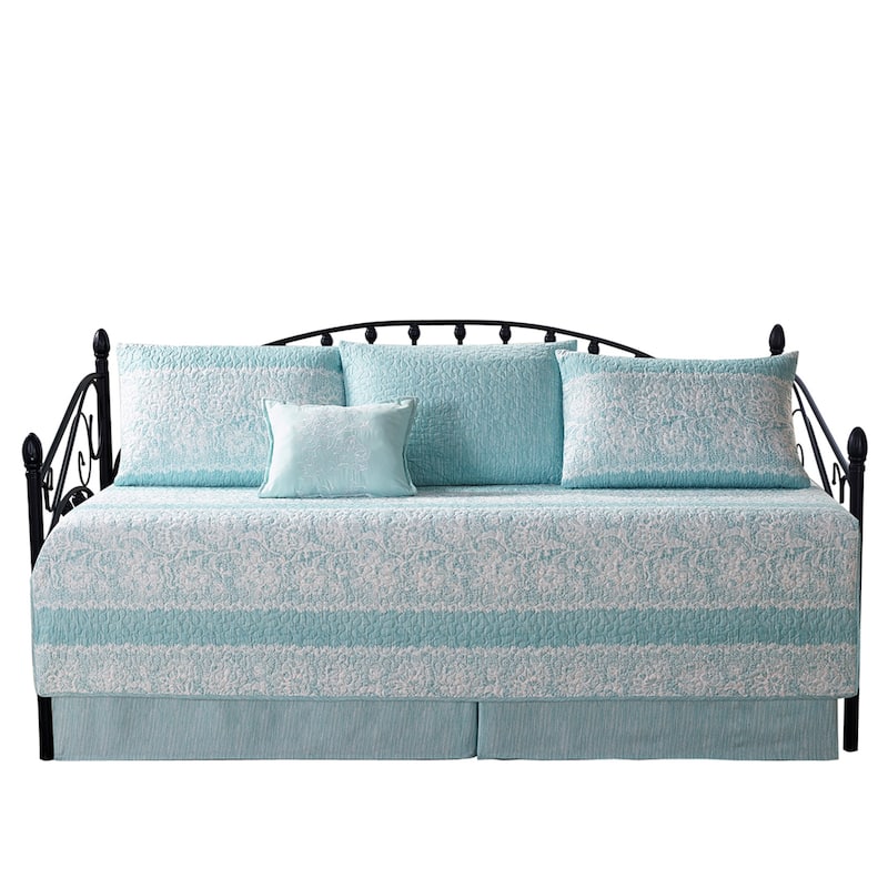 Serenta 6 Piece Cotton Blend Daybed Bedspread Coverlet Set - 75" x 39"