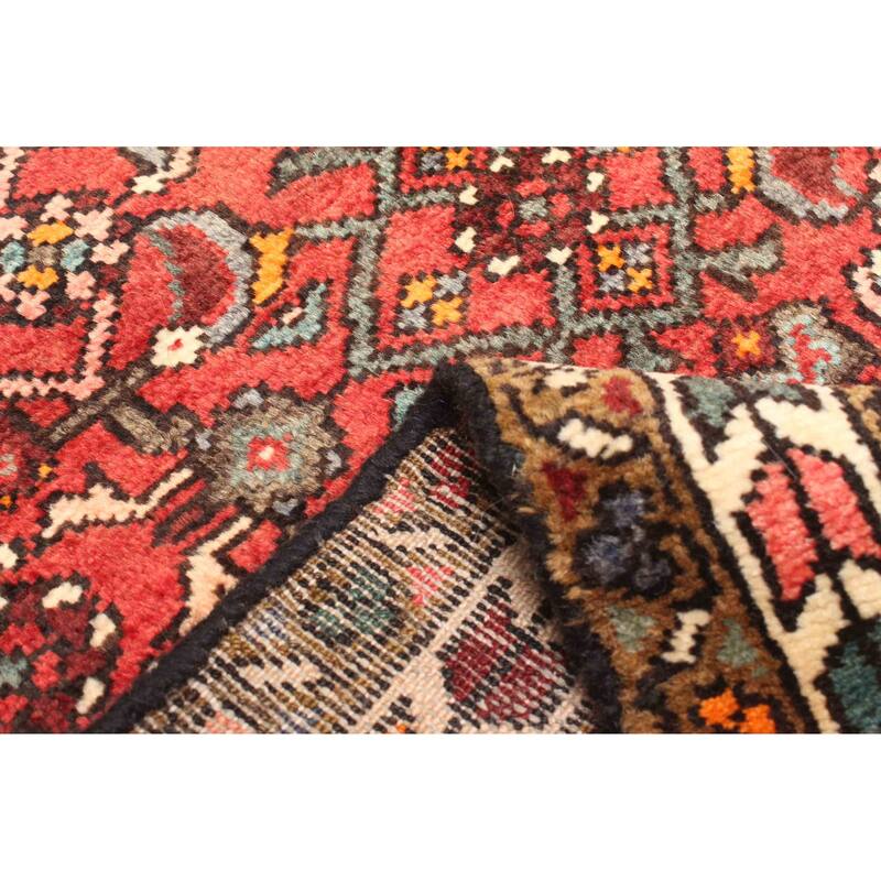 ECARPETGALLERY Hand-knotted Andelz Red Wool Rug - 2'11 x 10'0