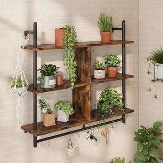 41 inch Wall Shelves 3-tiers Floating Shelf - 41 inch - Bed Bath ...