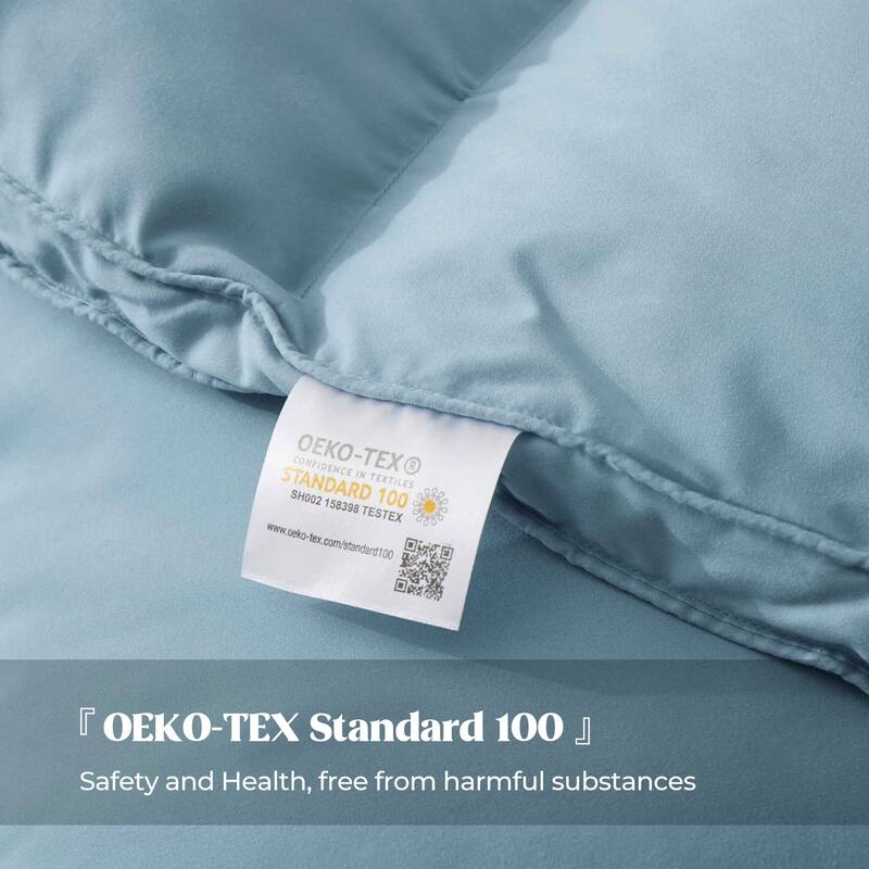 Year-round & Lightweight White Goose Down Duvet Insert Comforter