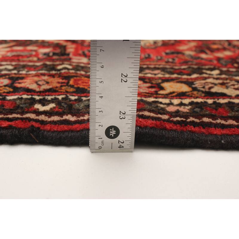 ECARPETGALLERY Hand-knotted Anadol Red Wool Rug - 3'7 x 10'2