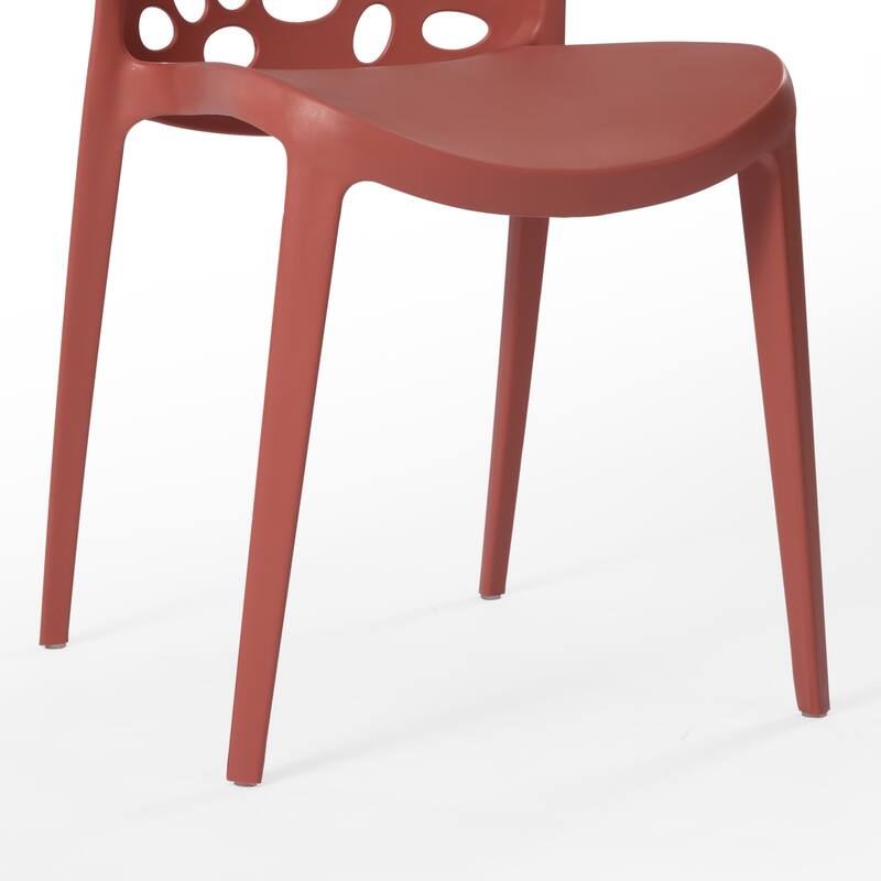 Frond and Form Outdoor Stacking Dining Side Chair (Set of 2)