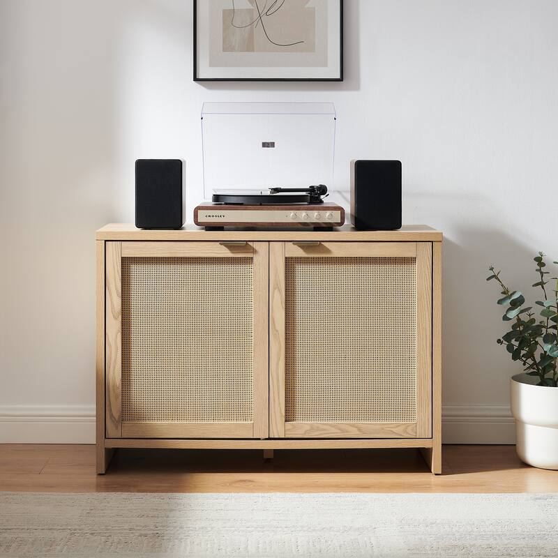 Crosley Kenji Record Player Cabinet With Vinyl Storage