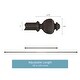 preview thumbnail 9 of 33, 1-Inch Decorative Modern Urn Finial Curtain Rod by Lavish Home