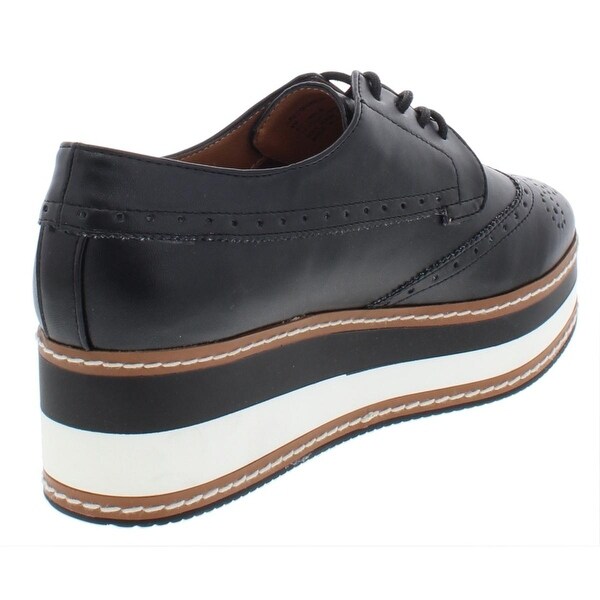 steve madden greco leather flatform shoe
