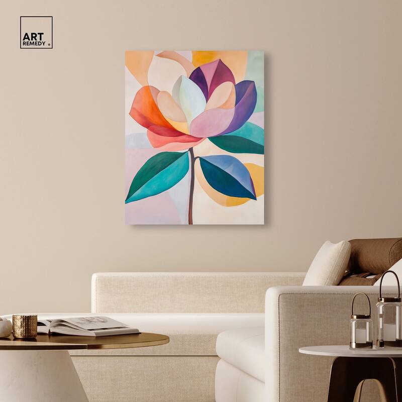 Magnolia in Color I Canvas by Art Remedy, Gallery Wrapped