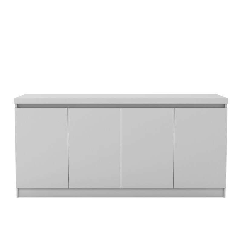 Viennese 62.99 inch. 6- Shelf Buffet Cabinet - White