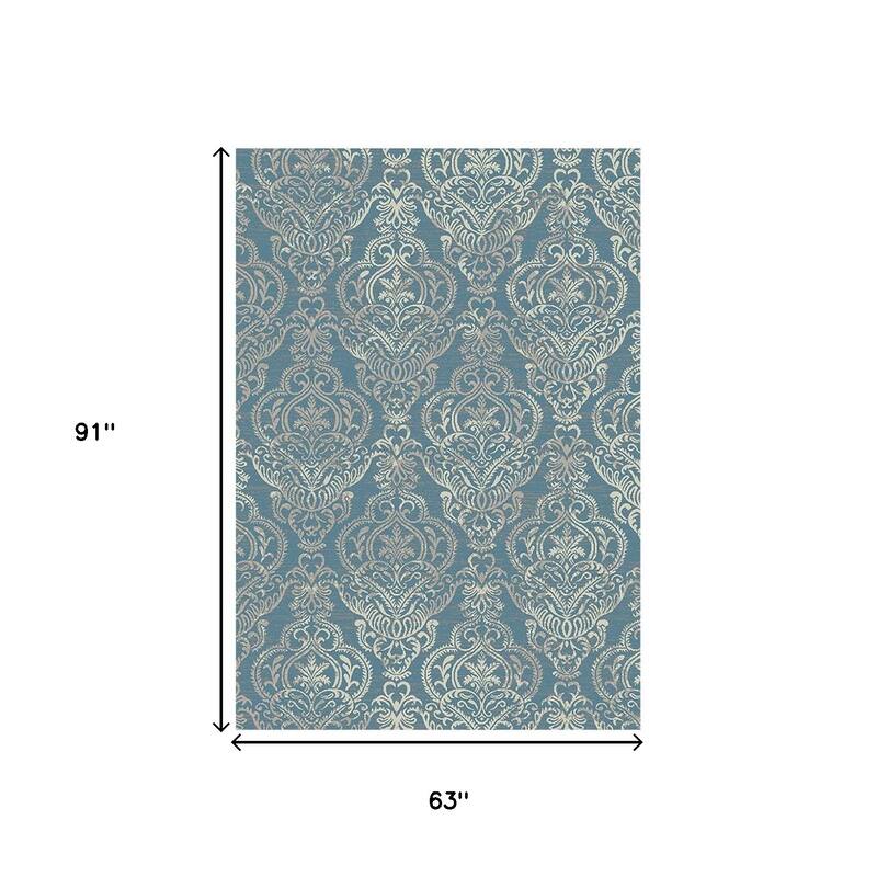 Guxo Distressed Stain Resistant Area Rug By HomeRoots