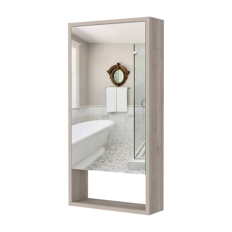 Burlington Rectangle Medicine Cabinet with Mirror