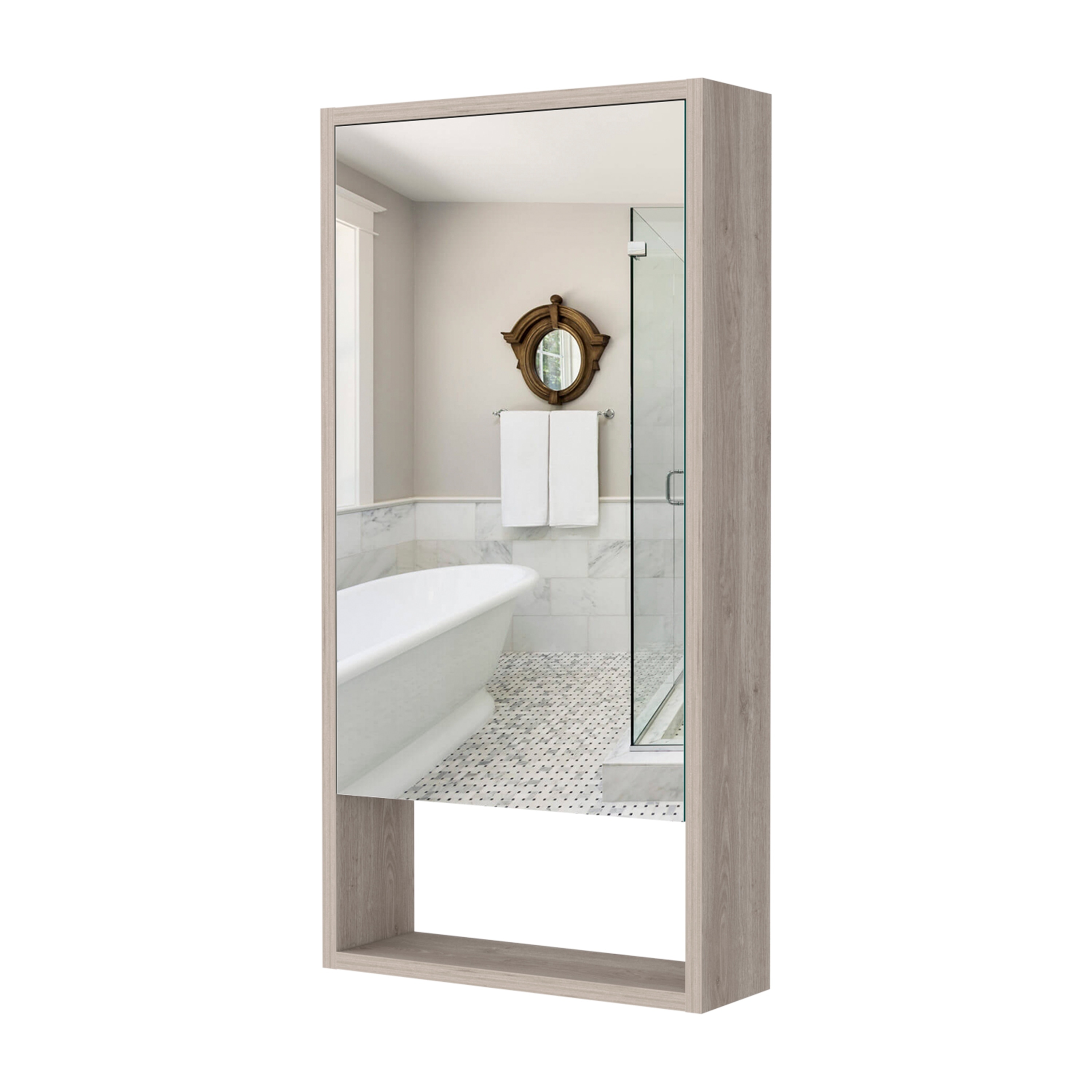 Rectangle Medicine Cabinet with Mirror