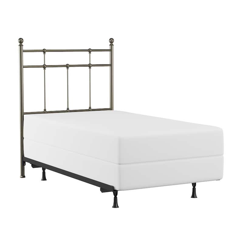 Providence Traditional Metal Headboard with Rails Bed Frame