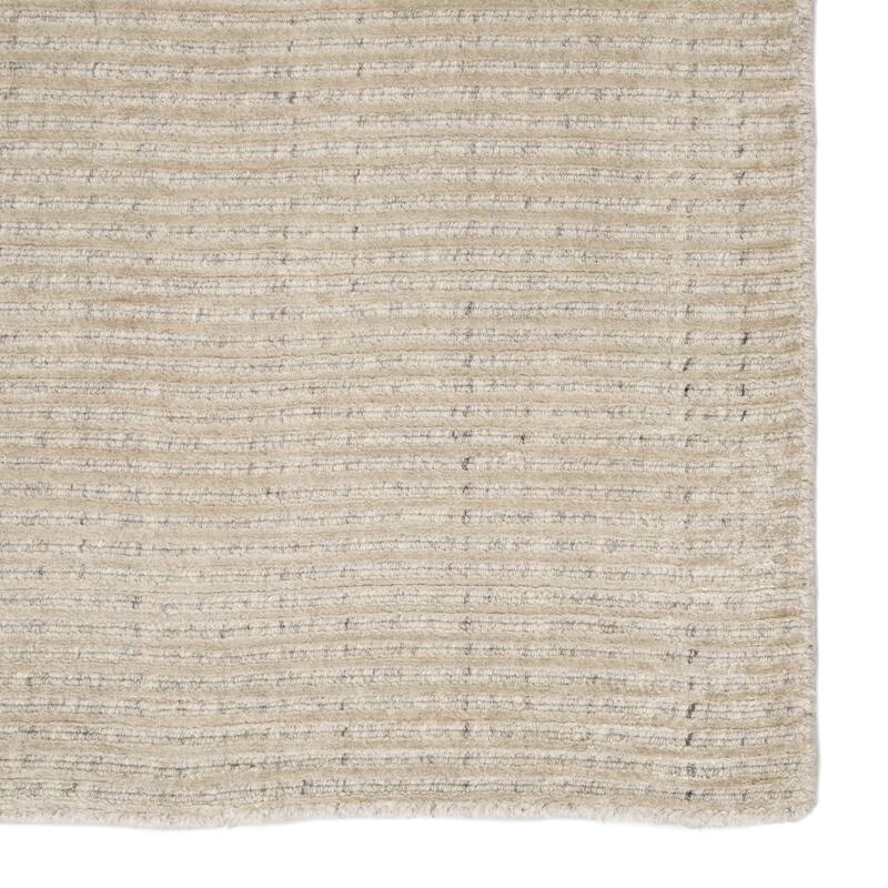 Phase Handmade Solid Color Textured Wool/ Viscose Area Rug
