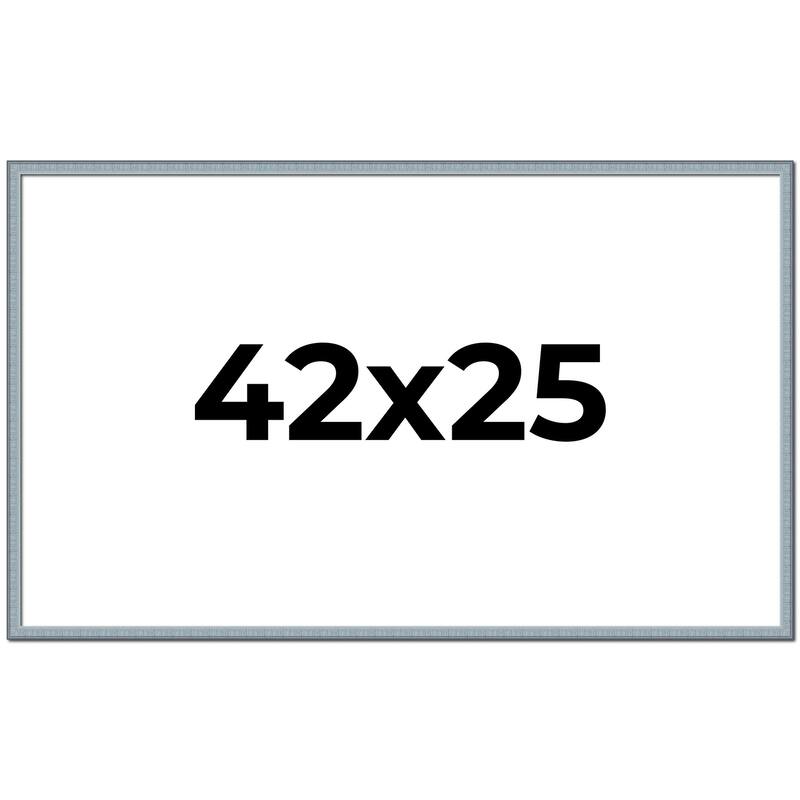 42x25 Frame Rustic Sky Blue Solid Wood Picture Frame | 0.75 Inch