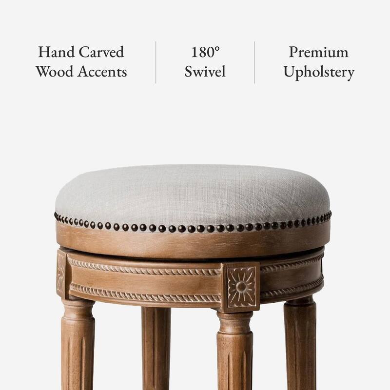 Maven Lane Pullman Backless Swivel Kitchen Stool