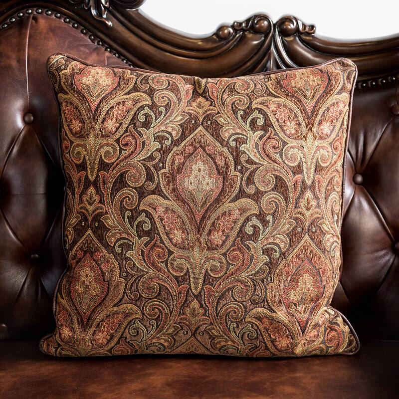 Furniture of America Wasing Traditional Formal Tufted Back Loveseat