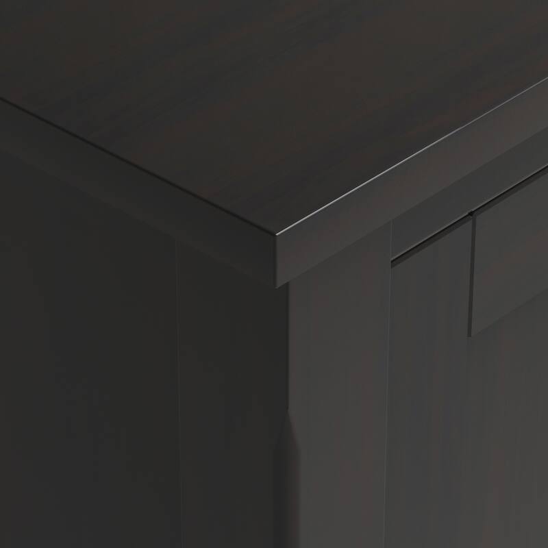 WYNDENHALL Norfolk SOLID WOOD 72 inch Wide TV Media Stand For TVs up to 80 inches - 72'' W x 17.5'' D x 26'' H