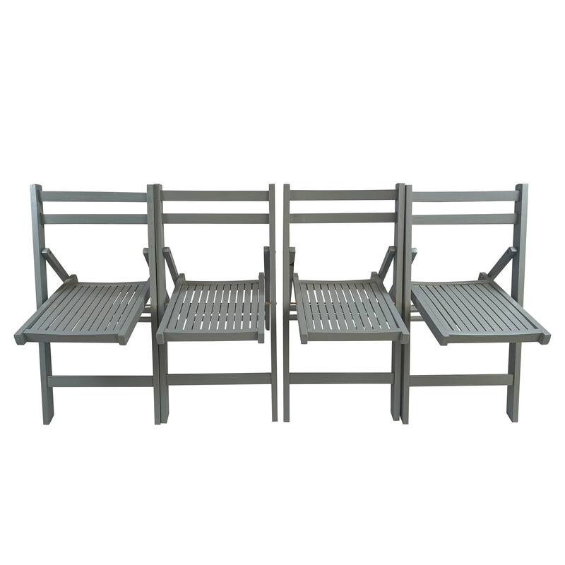 FOLDING CHAIR Set of 4 - Grey