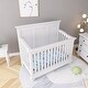preview thumbnail 3 of 9, Traditional Farmhouse Style 4-in-1 Full Size Convertible Crib - Converts to Toddler Bed and Daybed and Full-Size Bed