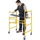 Portable Adjustable Platform Basic Mini Mobile Scaffolding Ladder - Bed 