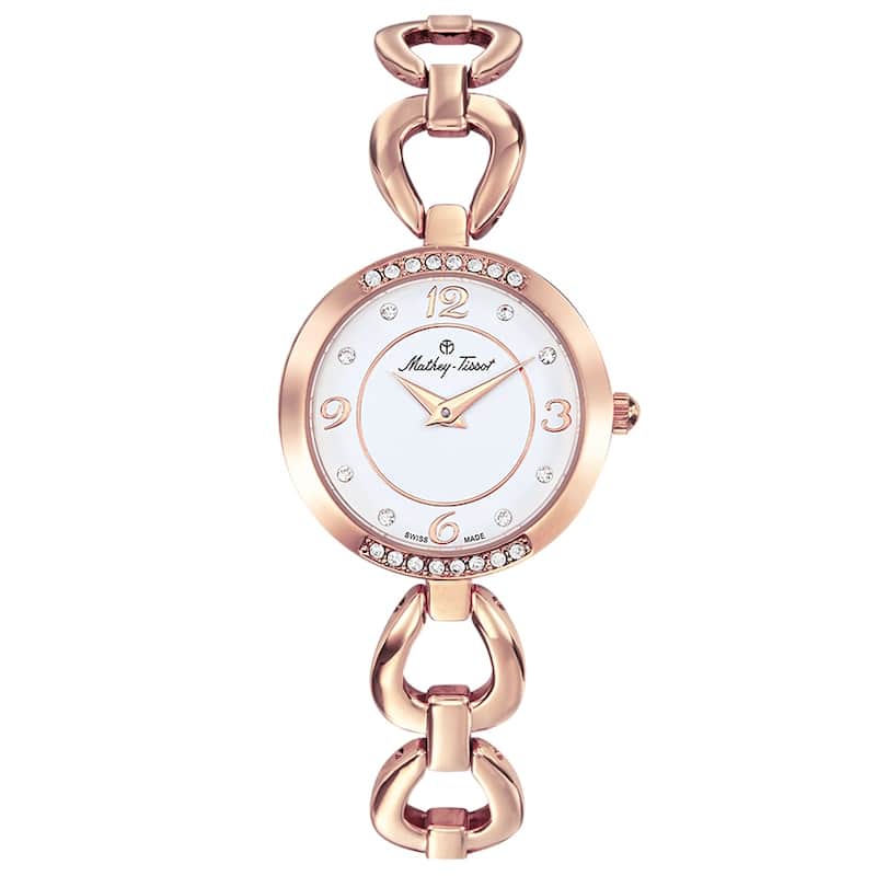 Mathey Tissot Women's Fleury 1496 White Dial Watch - D1496PI - 6 (36)