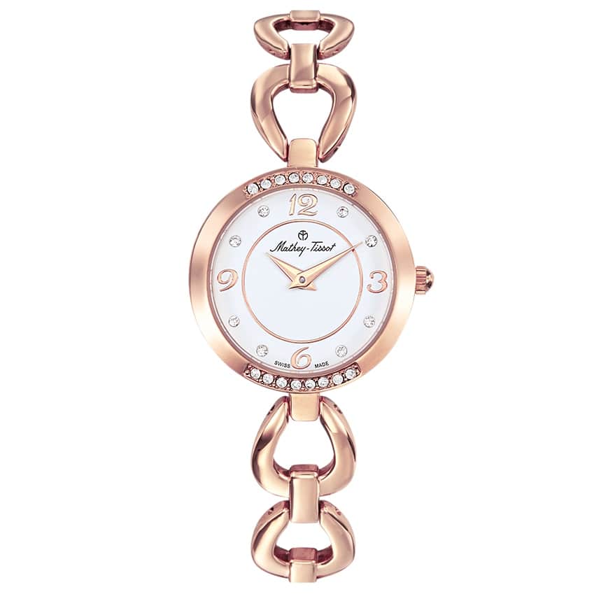 Mathey Tissot Women's Fleury 1496 White Dial Watch - D1496PI - 6 (36)