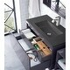preview thumbnail 21 of 31, James Martin Vanities Milan 35.4" Single Vanity, Modern Gray with Composite Stone Top