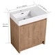 preview thumbnail 2 of 42, ARTCHIRLY 24/30 Inch Bathroom Vanity with Sink, Freestanding Bathroom Vanity with Soft Close Door and Adjustable Shelf