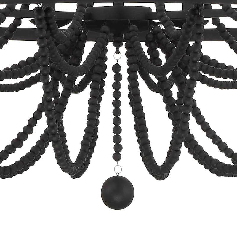 Cauhu 12-light Farmhouse Empire Beaded Chandelier - N/A