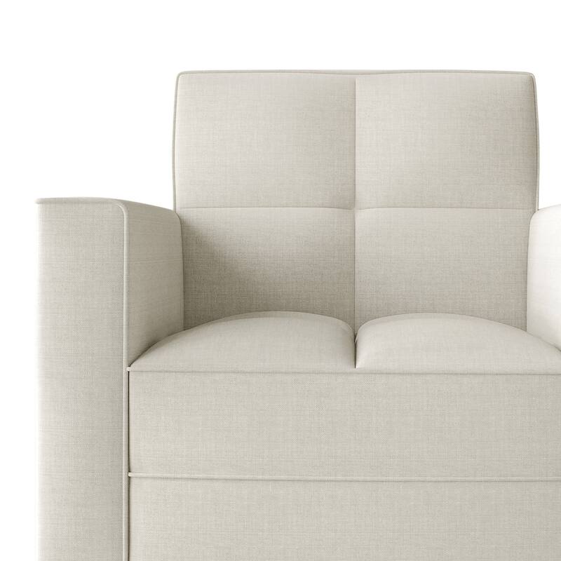 CraftPorch Chic Modern Linen Upholstered Chair