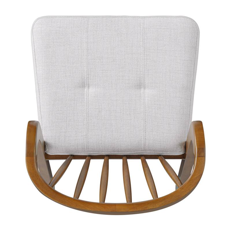 Christopher Knight Home - Alden Mid-Century Modern Wood Dining Chairs with Upholstered Seat & Windsor-Style Backrest, Set of 2