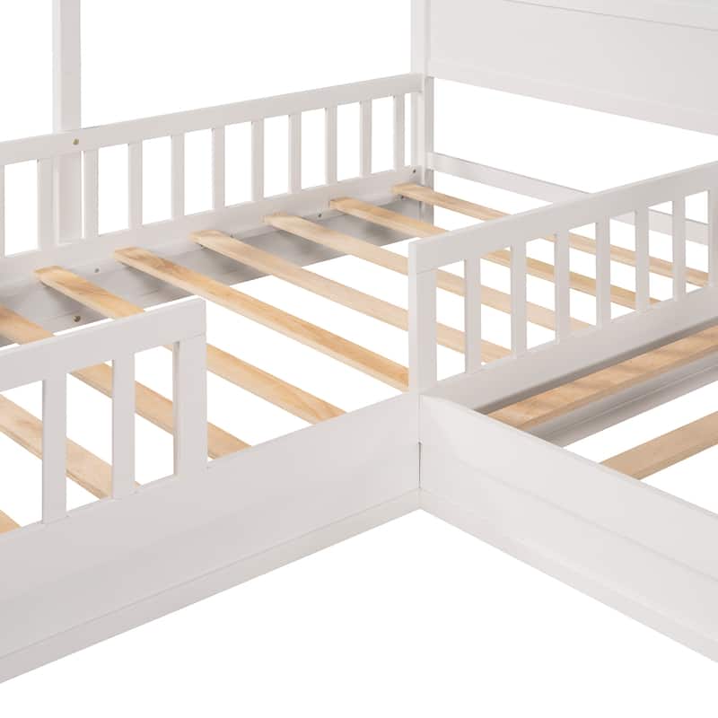 Wood House Bed Twin Size