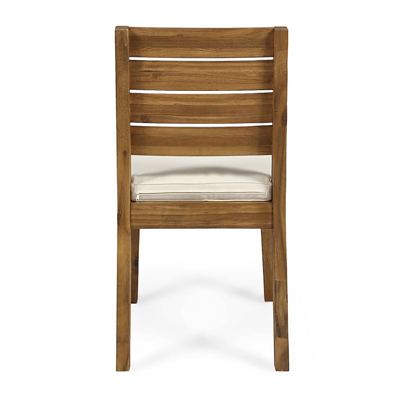 Nestor Outdoor 6-Seater Acacia Wood Expandable Dining Set by Christopher Knight Home