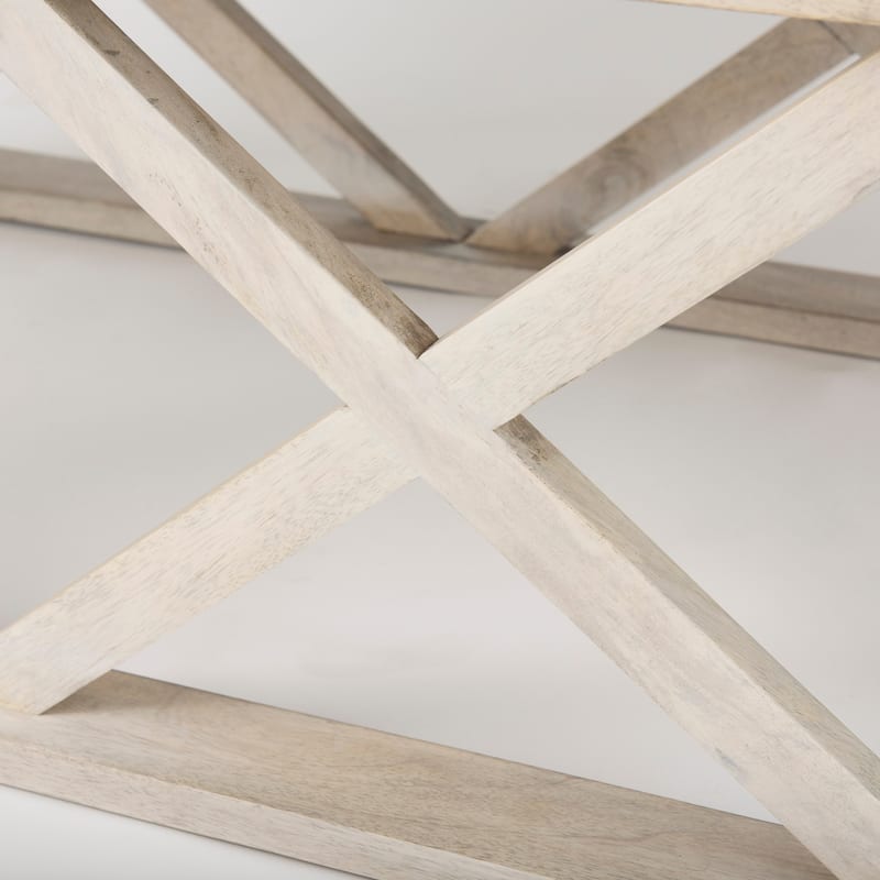Forsey Blonde Solid Wood Rectangular Coffee Table
