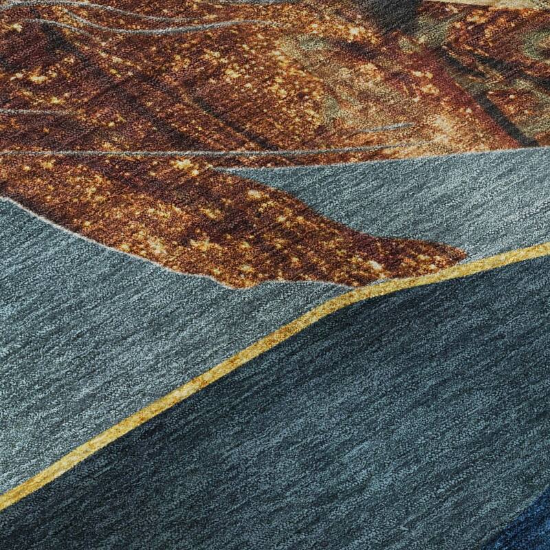 Premium Washable Super Soft Modern Whale Mayfield Rug