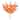 Set of 2 Orange Artificial Gladiolus Flower Stem Bush Bouquet 24in - 24" L x 10" W x 10" DP