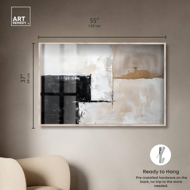 Black Dust and White Ash II Shadowbox by Art Remedy