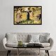 preview thumbnail 15 of 13, iCanvas "Study Of Washers At Eragny, c.1901" by Camille Pissarro Framed
