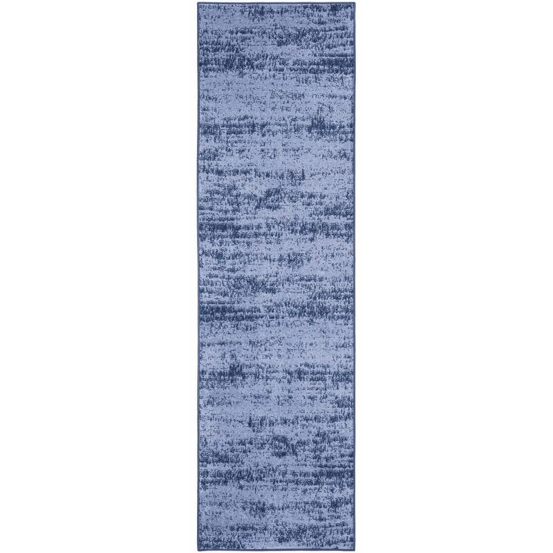 HomeRoots Abstract Contemporary Runner Outdoor Rug - 8' Runner