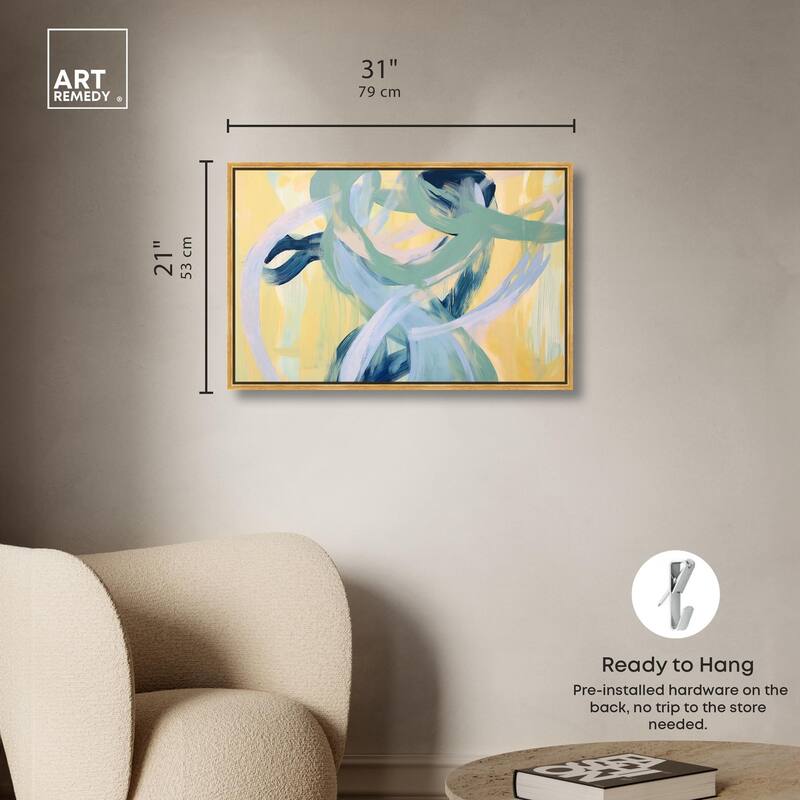 Entangled Embrace I Canvas by Art Remedy
